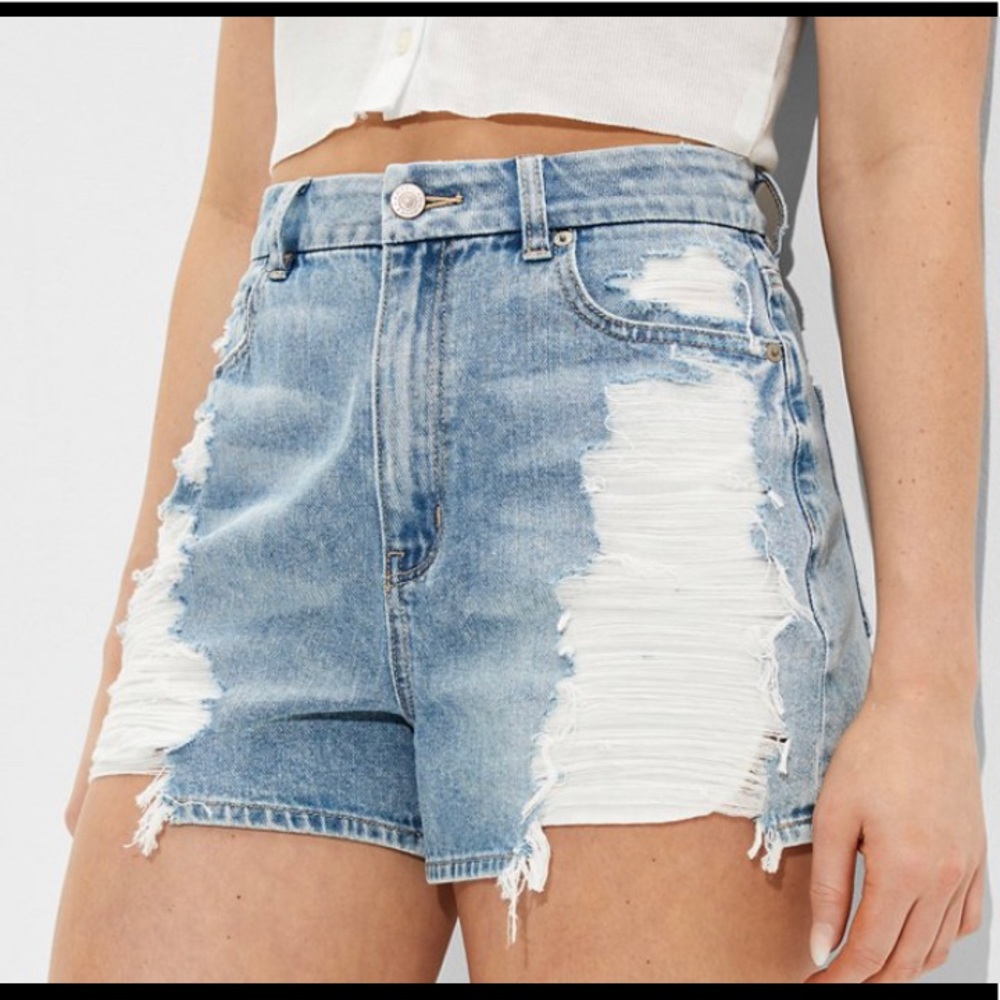 American Eagle, baggy mom shorts, size 6